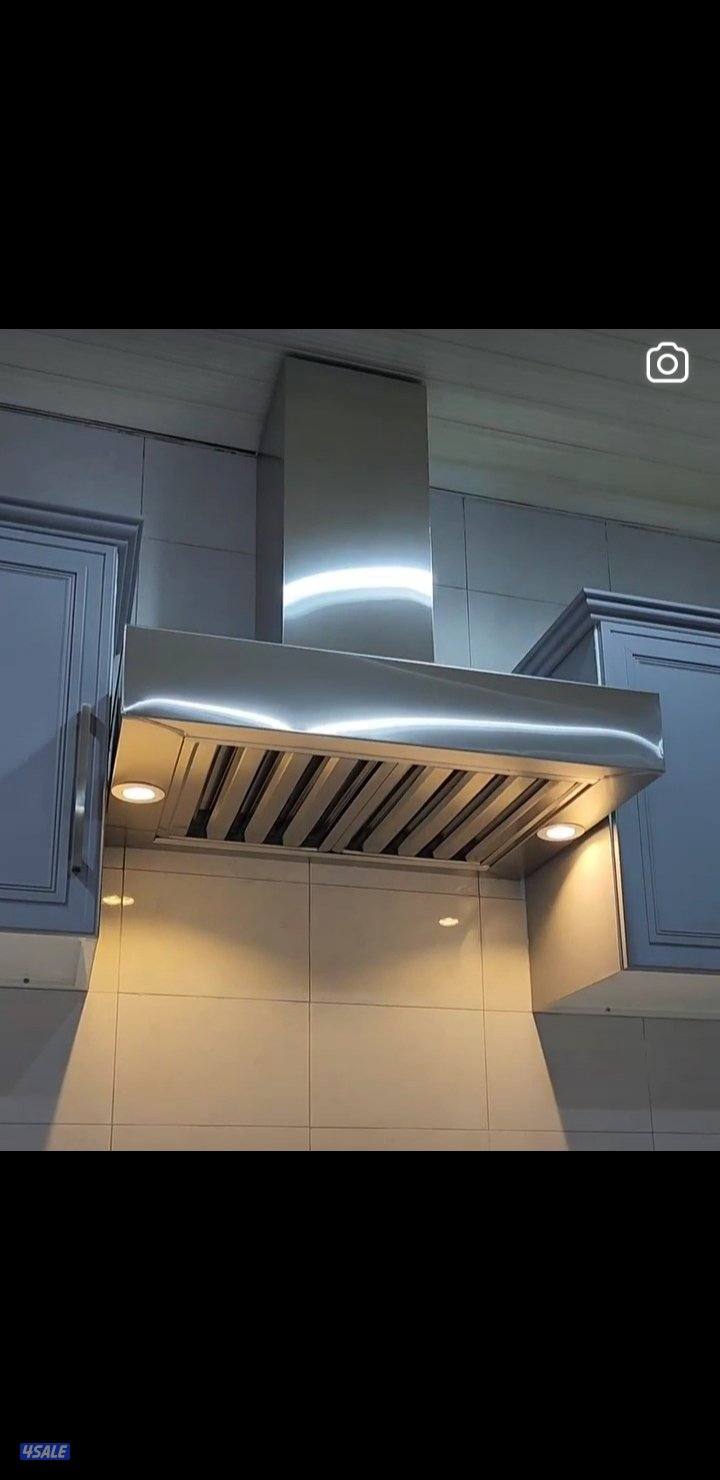 kitchen hood أعمال مروحة مدخنة المطبخ3