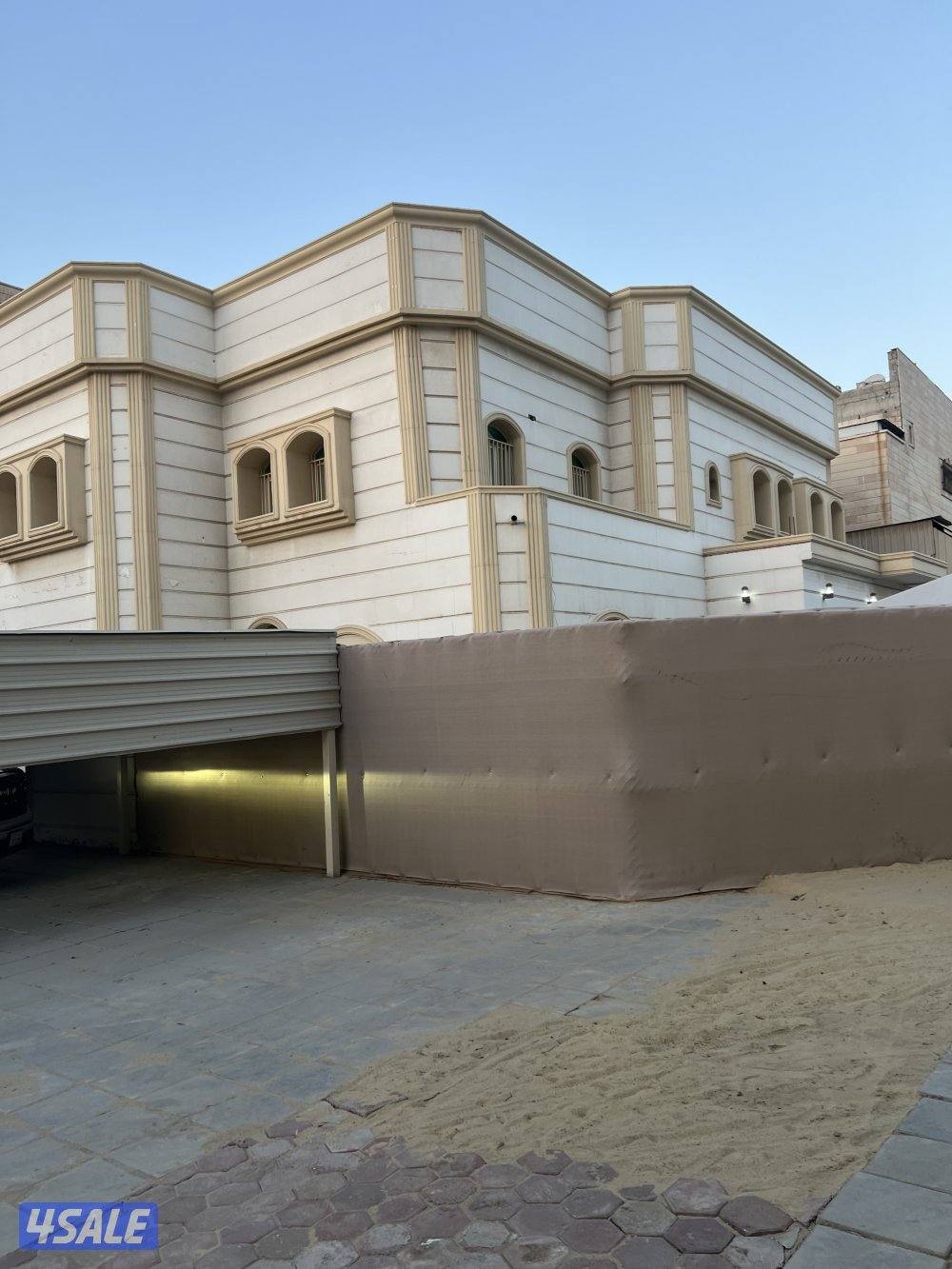 للبيع قسيمه دورين ونصف شارع واحد فى  الوفره قطعه 6 جديده لم تسكن0