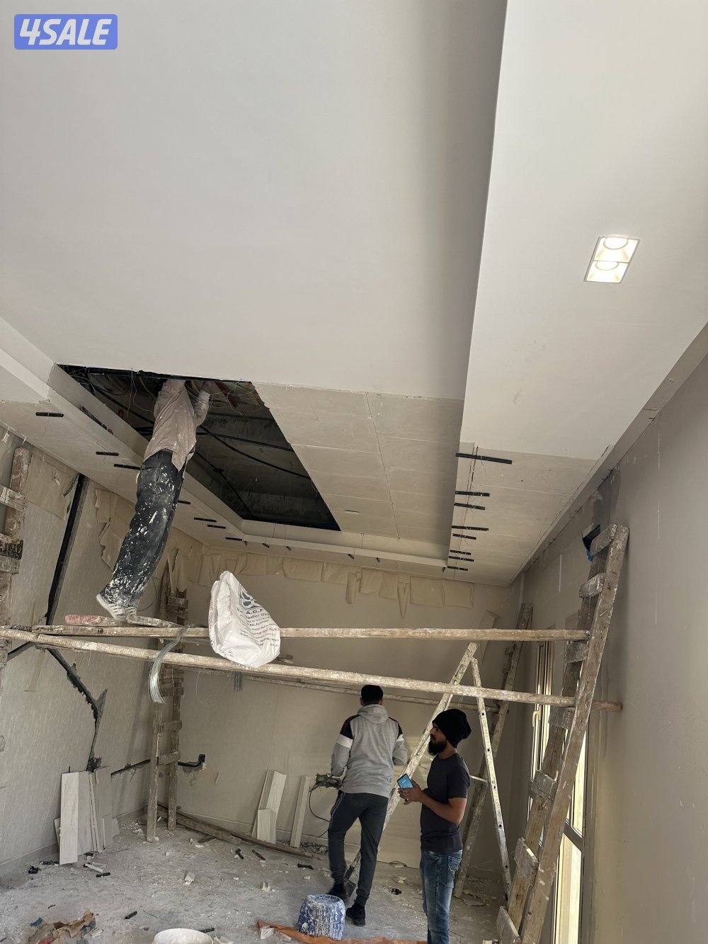 معلم ومقاول باكستاني ديكور جبس جبسم بورد بارتيشن1