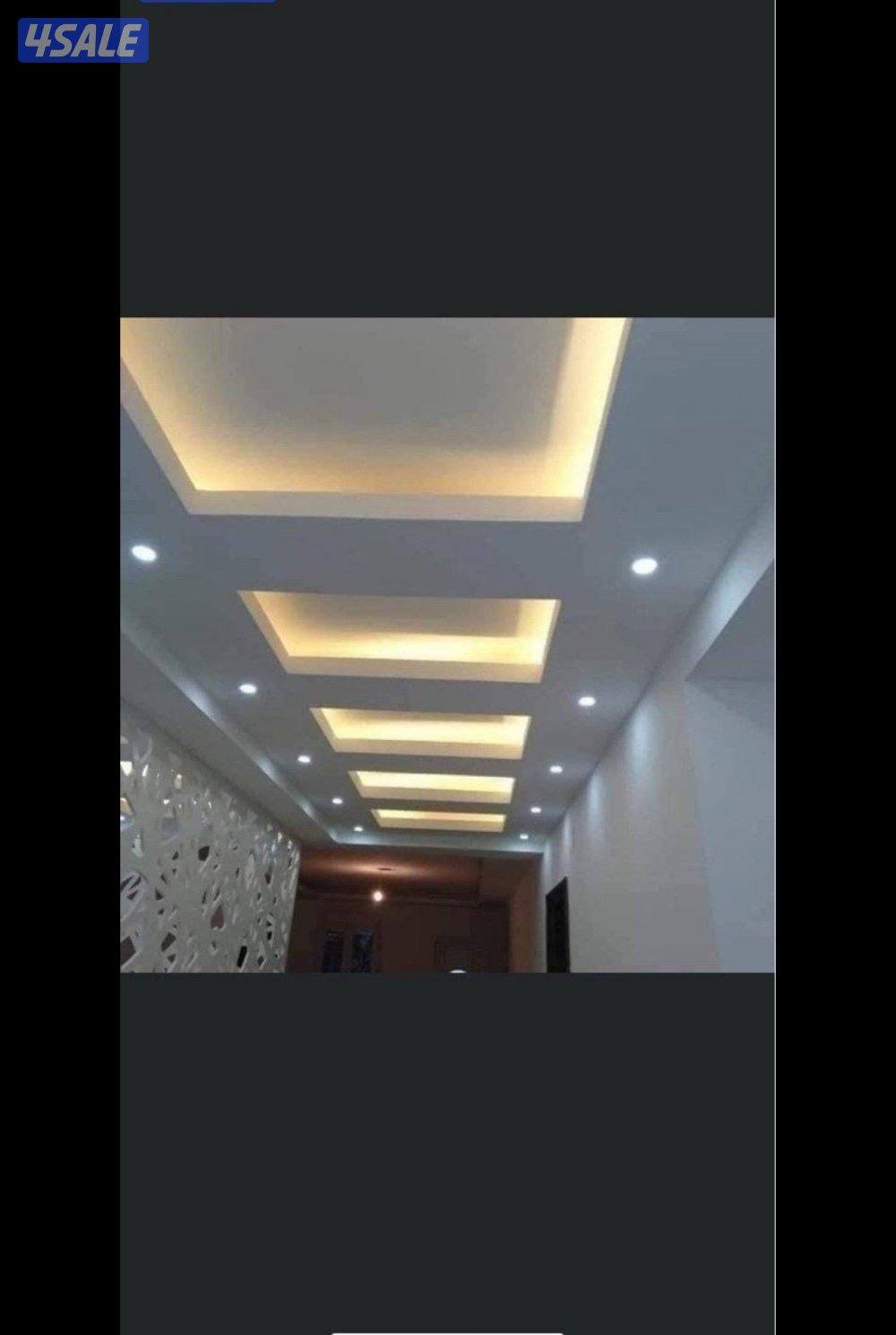 معلم ومقاول باكستاني ديكور جبس جبسم بورد بارتيشن6