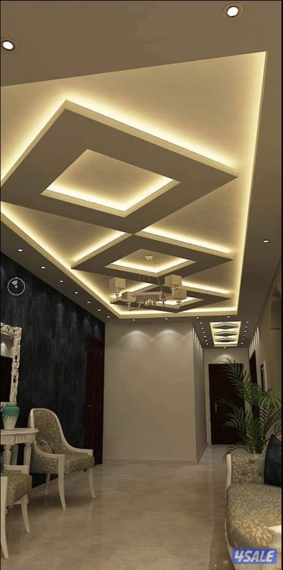 معلم ومقاول باكستاني ديكور جبس جبسم بورد بارتيشن9