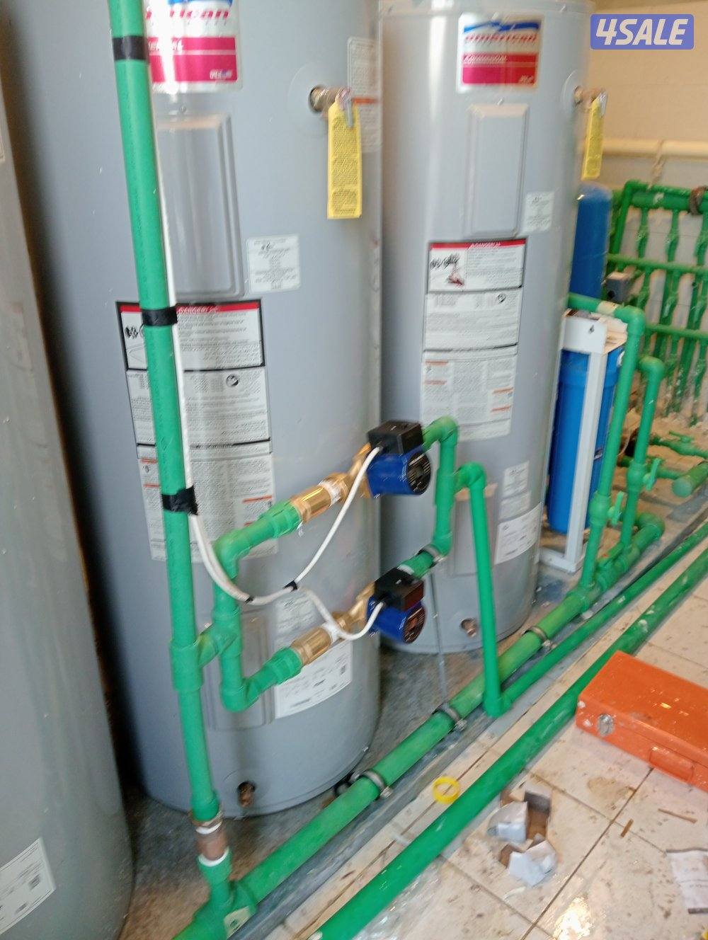 تصليح سخانات مركزيه وتركيب مضخات وفلترالمياه ومكينة السرداب1