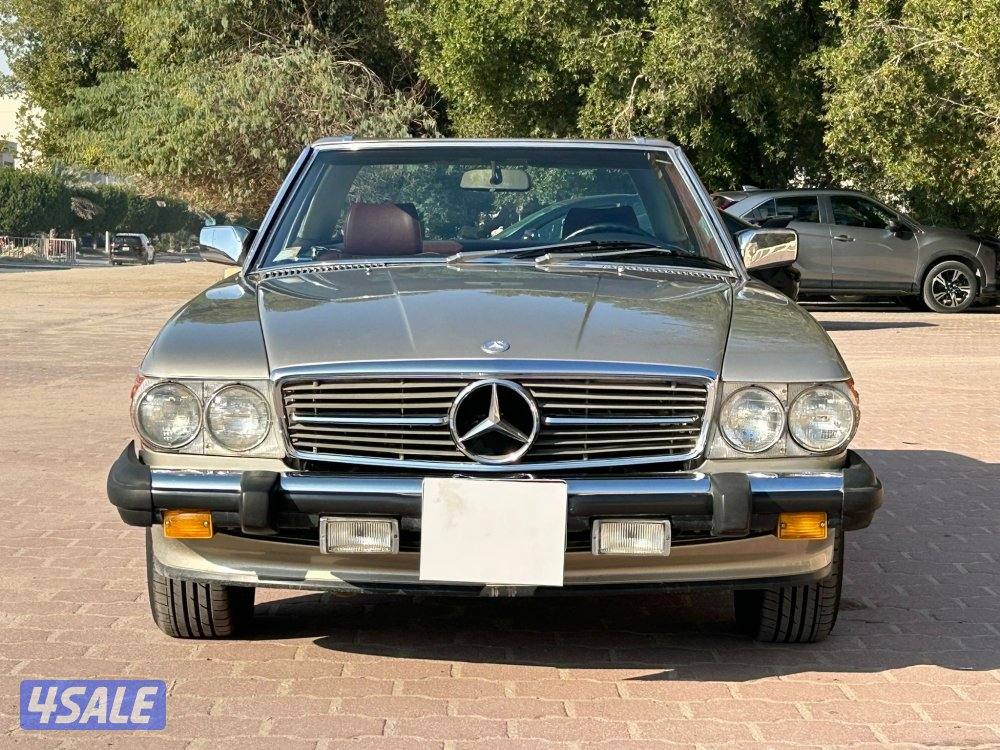 مرسيدس SL 560 موديل 1986 ماشي 106 ميل ليدور نظيف شرط الفحص2