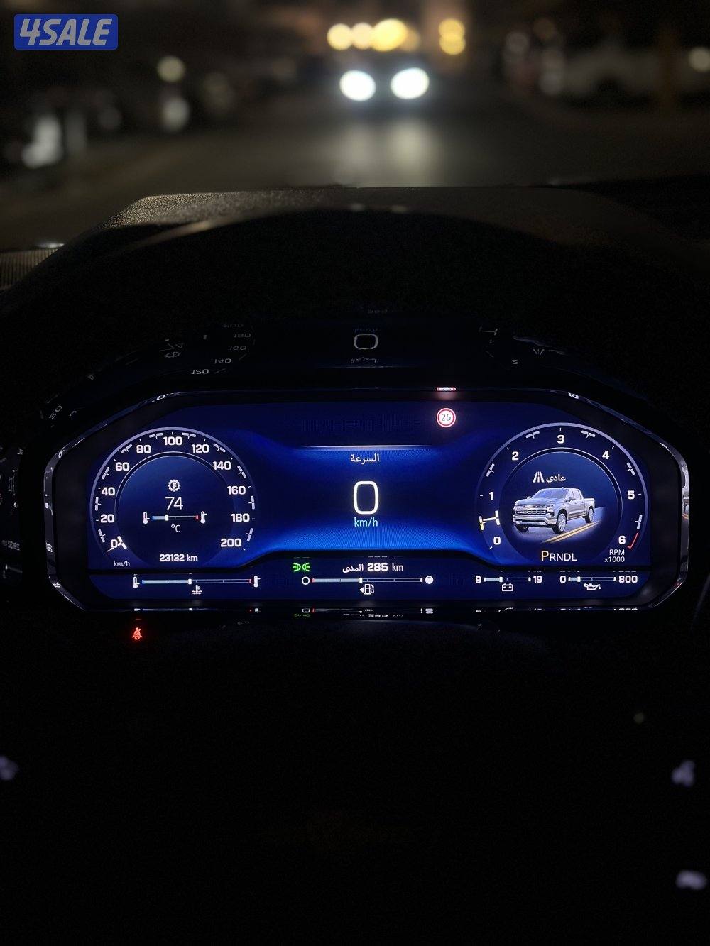 سلفرادو 2024 LT صبغ الوكالة عداد 23 الف9