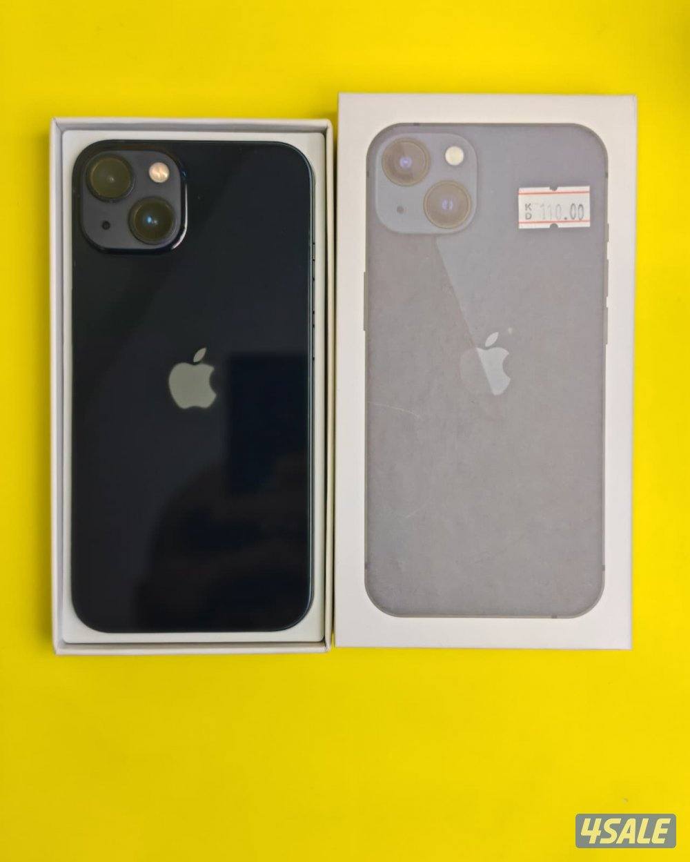 ايفون 13 – 128 جيجا – أسود iPhone 13 128GB Black – Battery 93%0