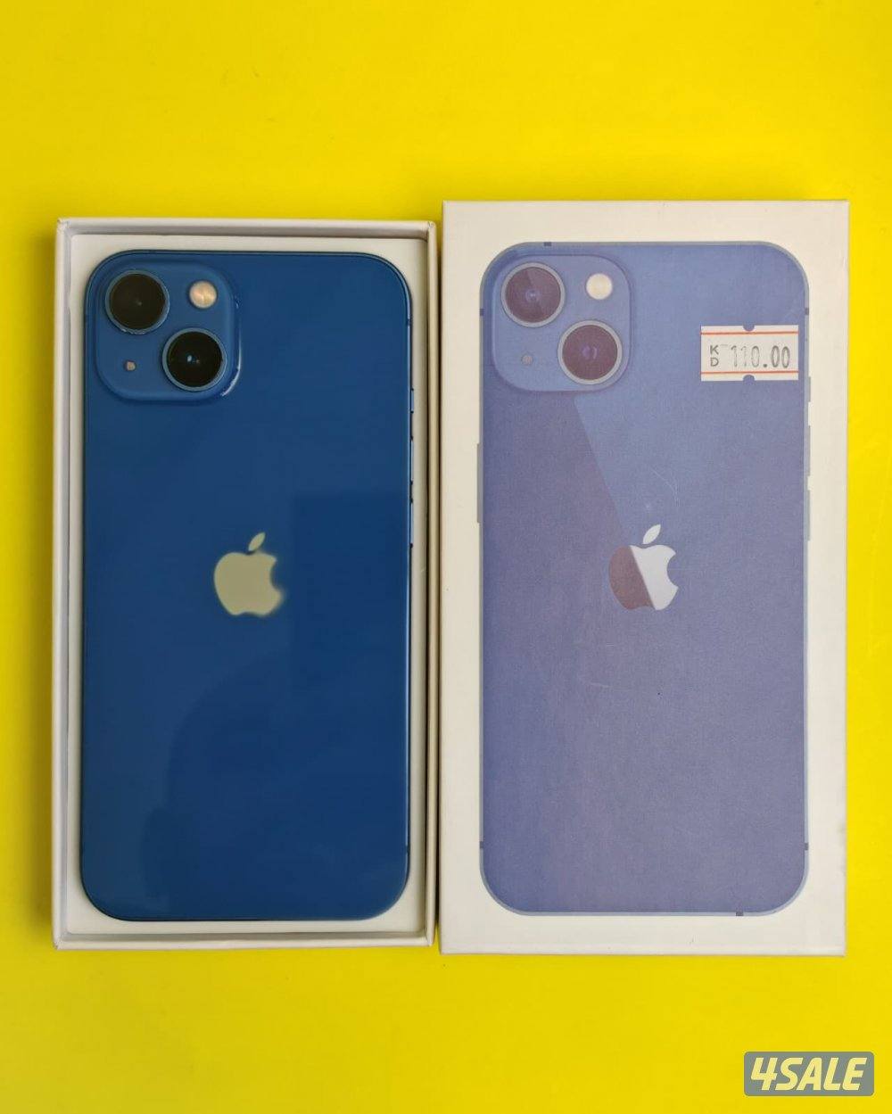 ايفون 13 – 128 جيجا – أزرق iPhone 13 128GB Blue – Battery 93%0