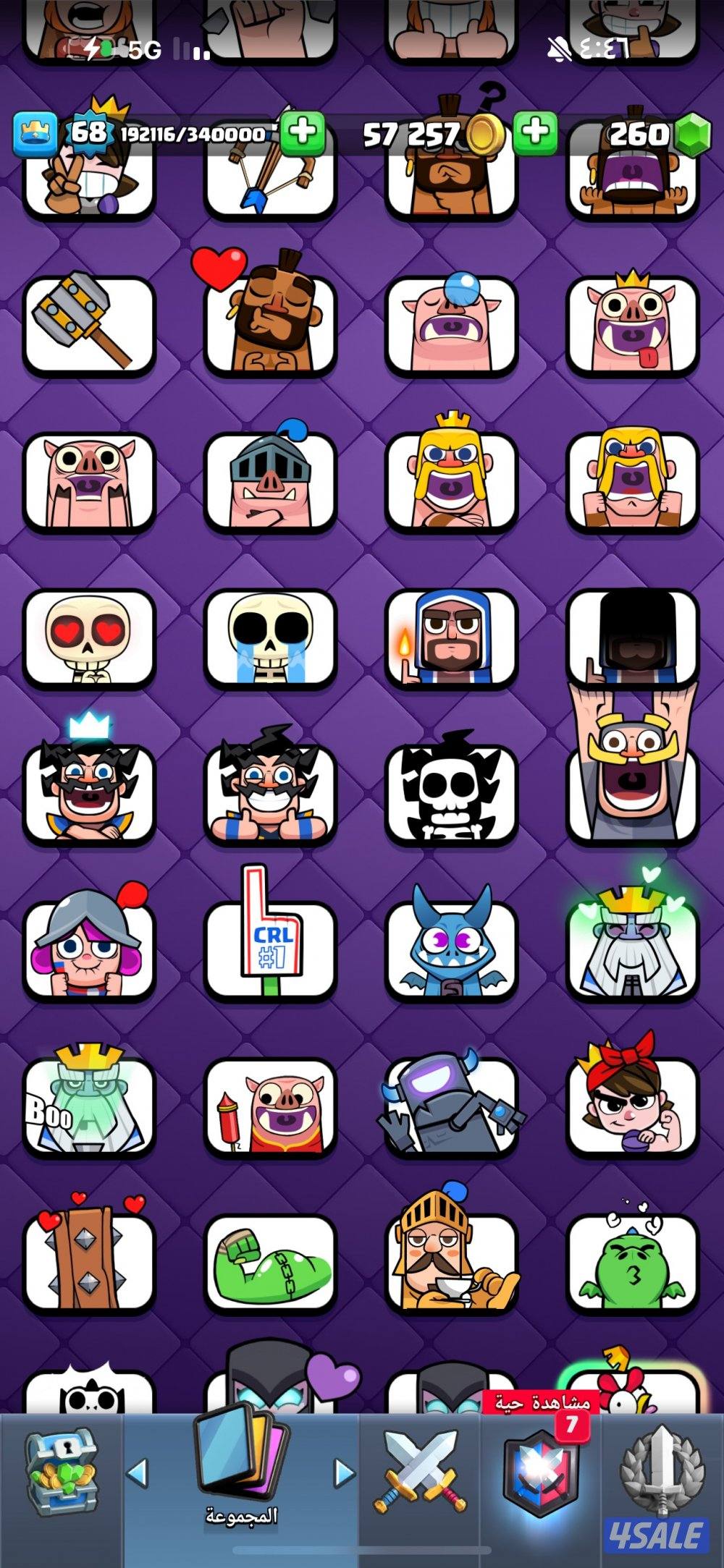 حساب كلاش رويال8