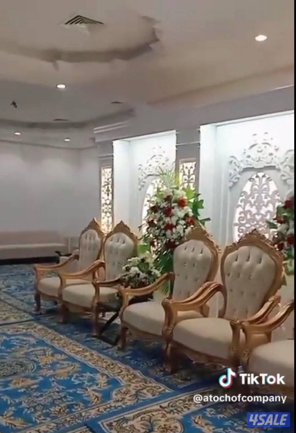 لمسة فخامة لتآجير لوازم المناسبات2