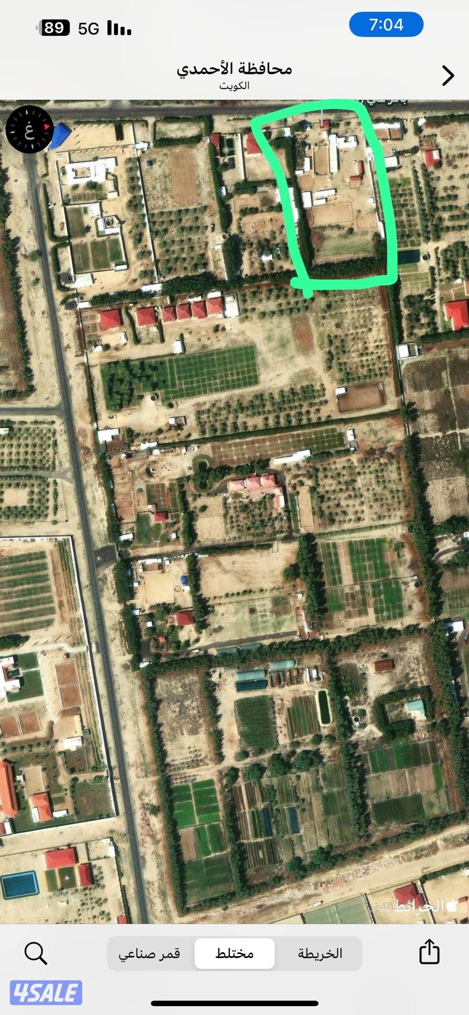 لتنازل عن مزرعه بالوفره 12500 م طريق 2000