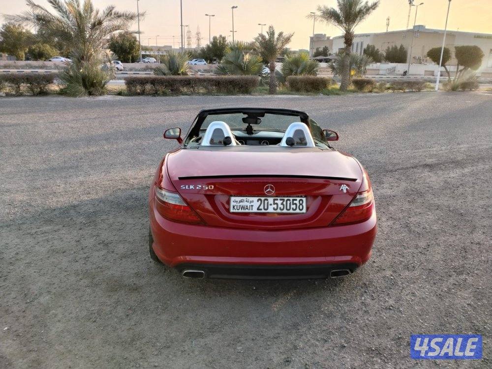 للبيع مرسيدس slk250 موديل 2013  كشف وشرط الفحص0