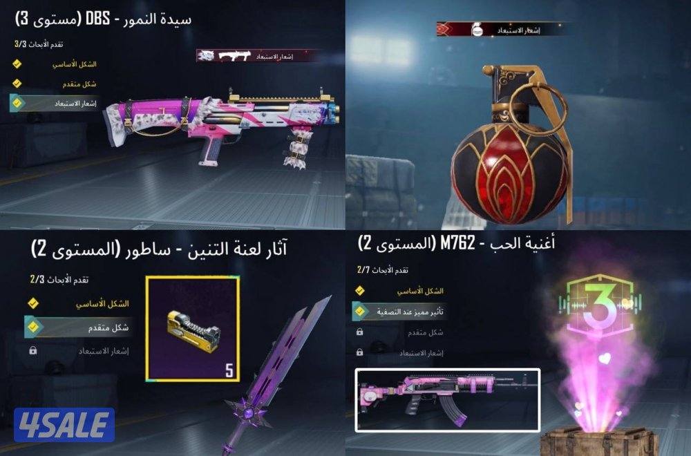 حسابات ببجي منوعه ~ سDBS كل مسج🐯🔥1