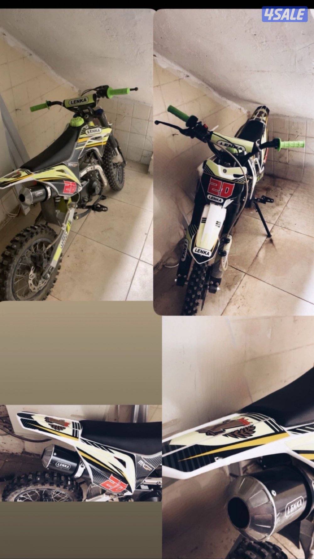 سيكل ناري جبلي للبر حجم 110cc استعمال نظيف مافيه ولا مشكلة0
