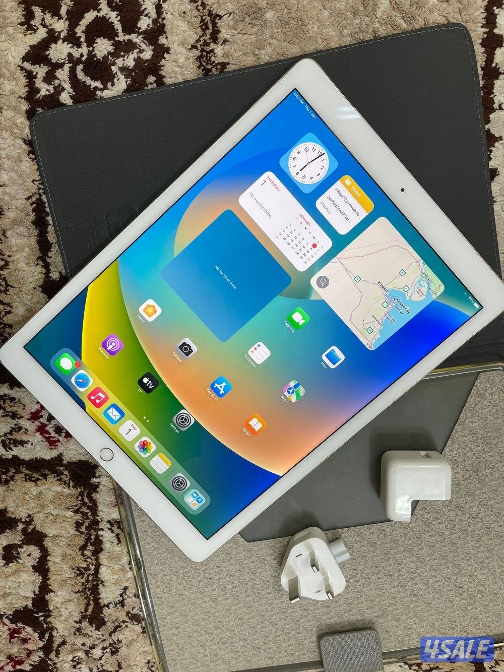 ايباد ابل 6 السادس 32 قيقا نظيف مو مفتوح ولا مصلح مع كفر اصلي وشحن اصل5