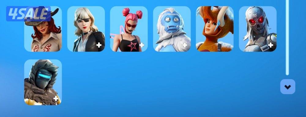 للبيع حساب فورت نايت مع حساب هديه في 17 سكن1