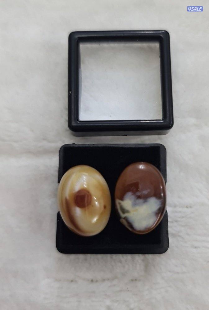 للبيع مجموعة حجر عقيق أصلي فاخره4