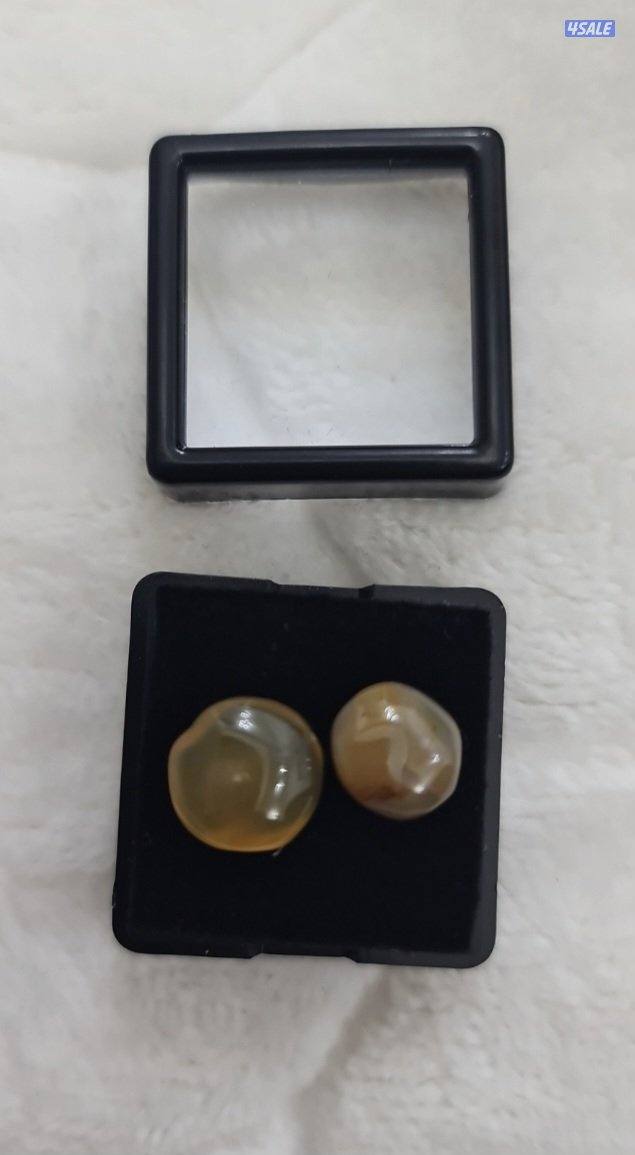 للبيع مجموعة حجر عقيق أصلي فاخره6