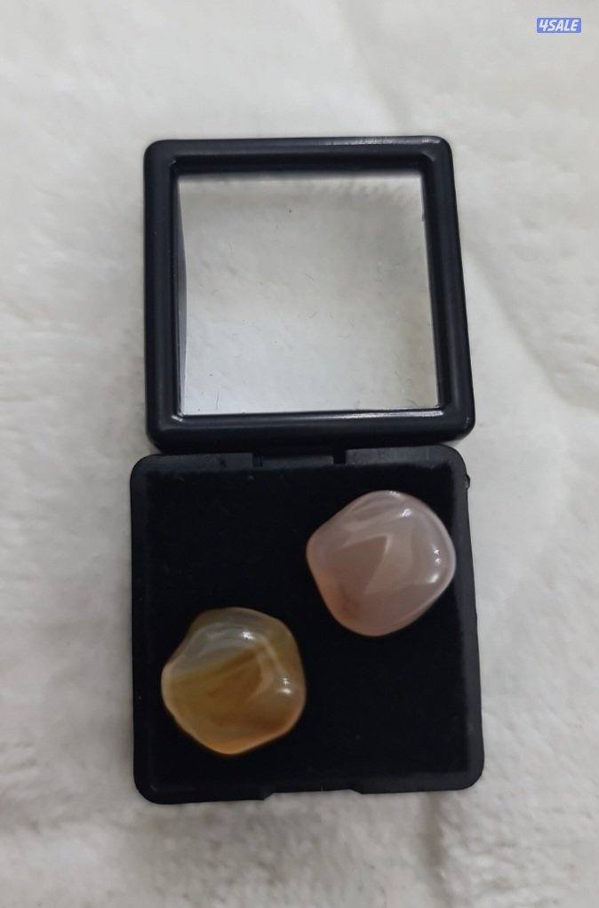 للبيع مجموعة حجر عقيق أصلي فاخره7