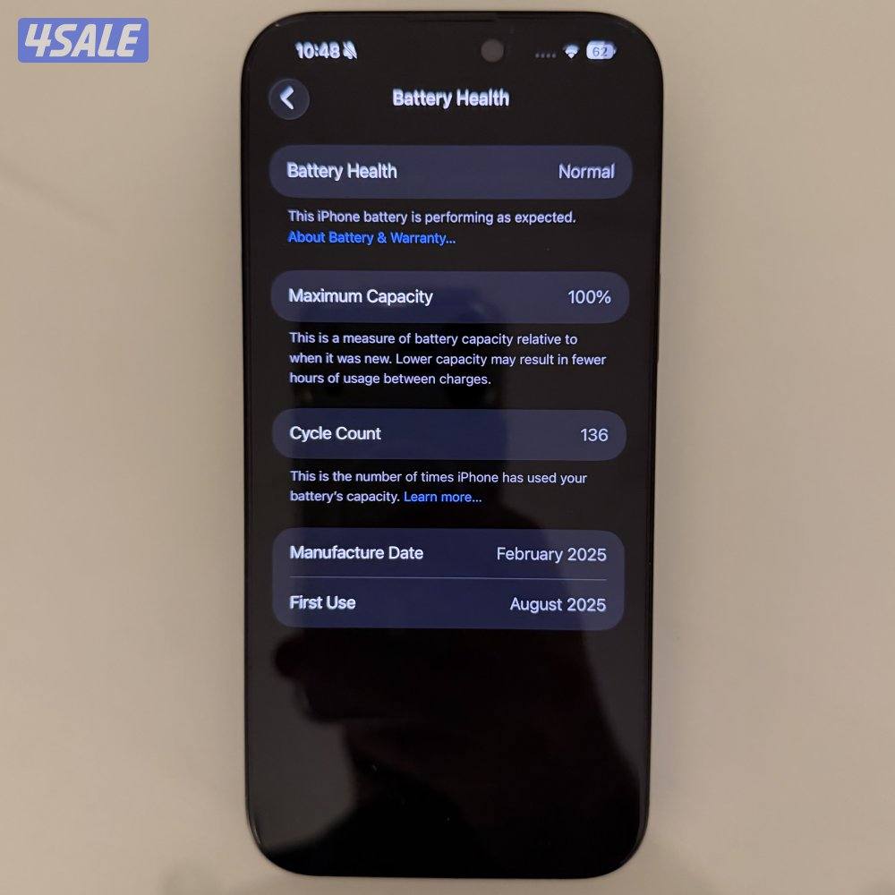 iPhone 16 Pro Max 512GB - Used only 4 months7