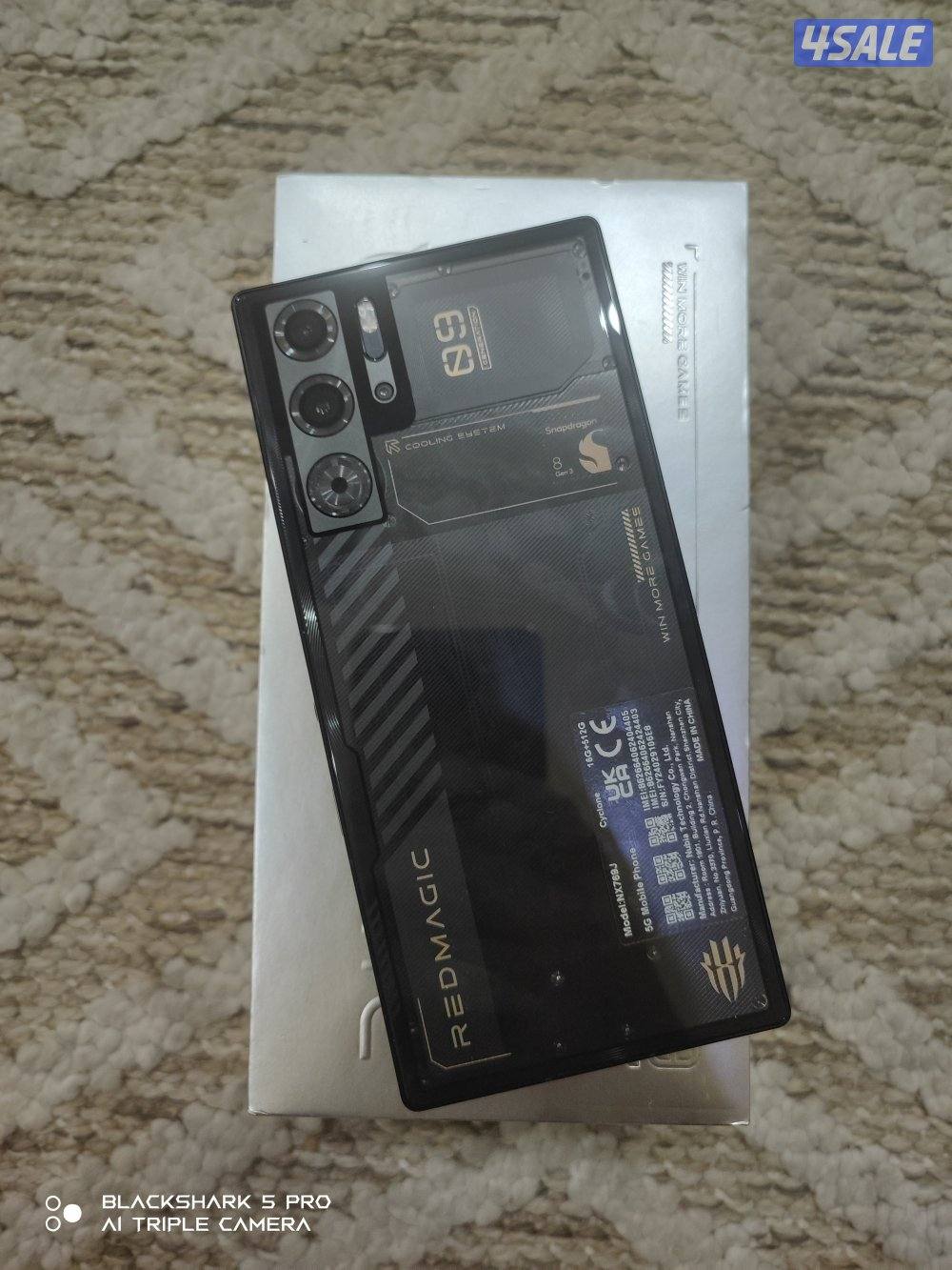 للبيع رد مجك 9 برو رام 16 مساحه 512 بحاله ممتازة نضيف0