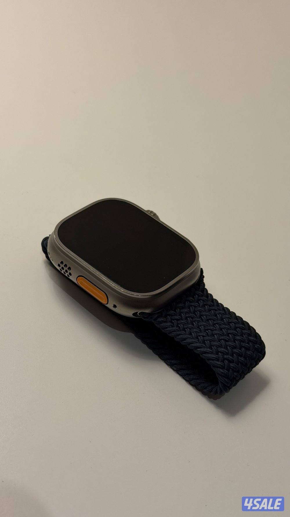 Apple Watch Ultra الجيل الأول 49mm تيتانيوم + سوار إضافي0