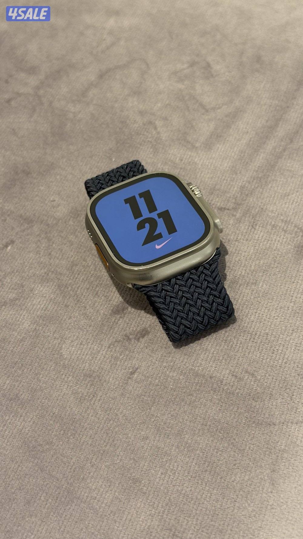 Apple Watch Ultra الجيل الأول 49mm تيتانيوم + سوار إضافي2