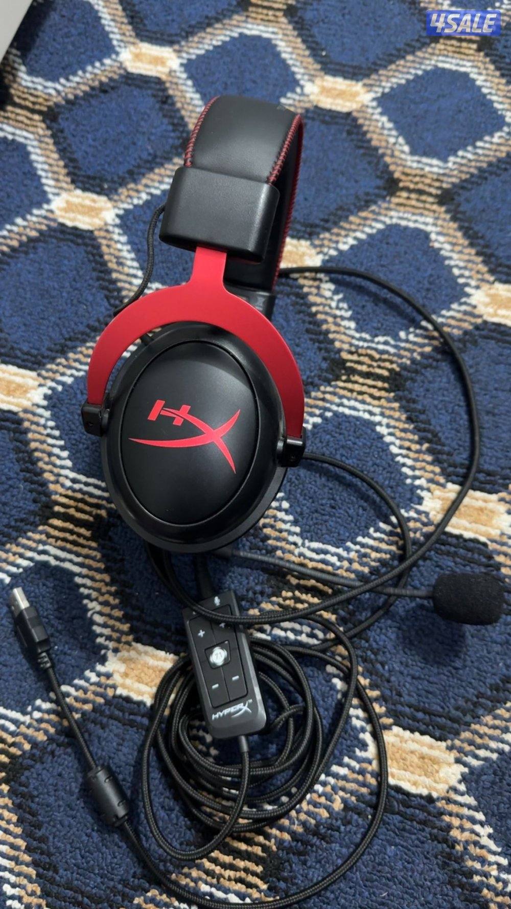 سماعه هايبر اكس كلاود 2 نظيفه كل جديده ما فيها ولا شي0