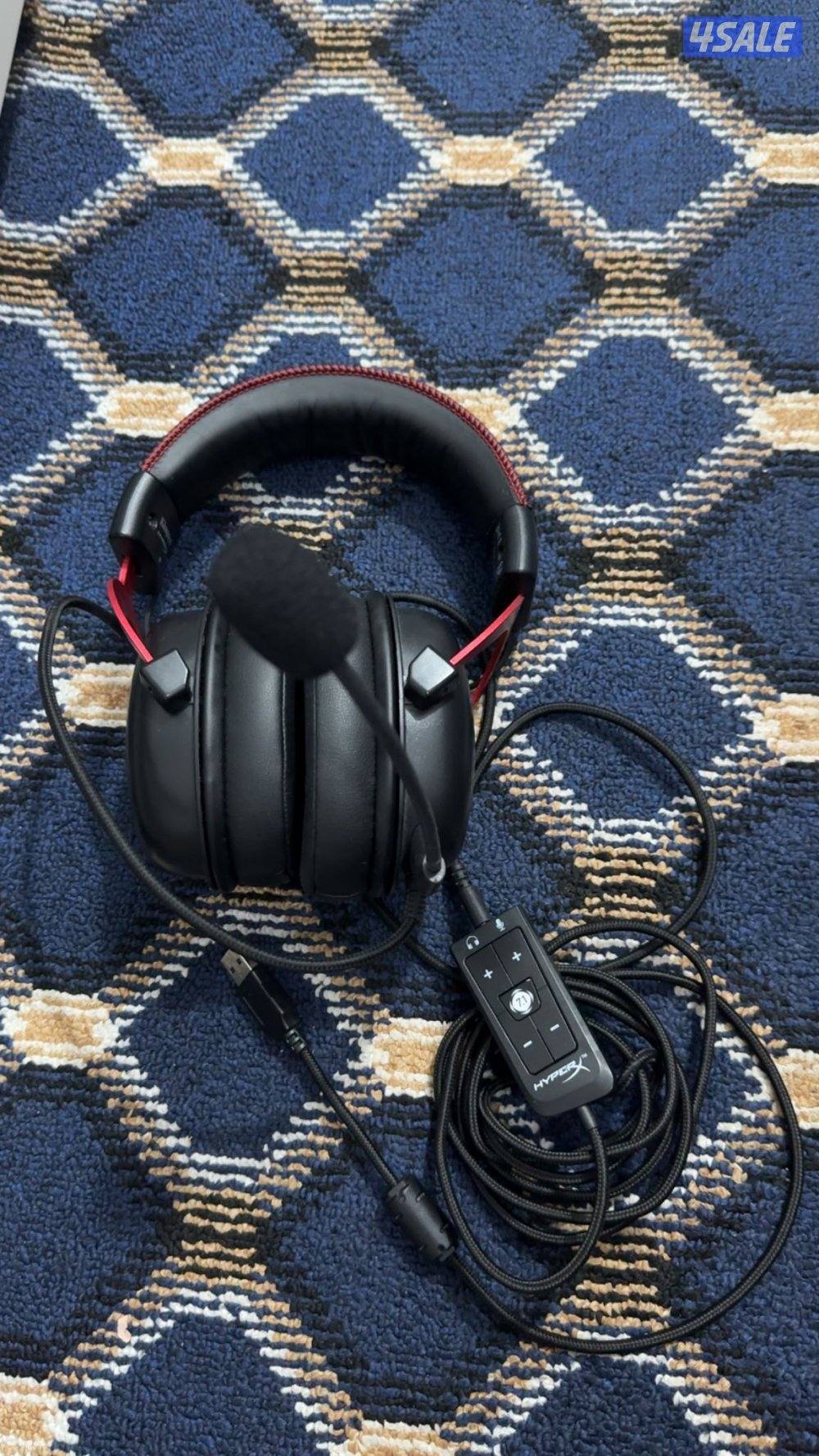 سماعه هايبر اكس كلاود 2 نظيفه كل جديده ما فيها ولا شي1