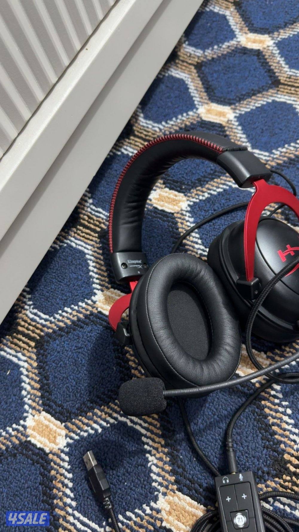 سماعه هايبر اكس كلاود 2 نظيفه كل جديده ما فيها ولا شي2