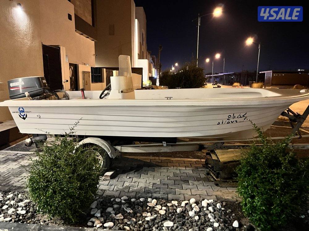 طراد الاتحاد ١٦ قدم مكينه ياماها ٥٥ موديل ٢٠٠٤1