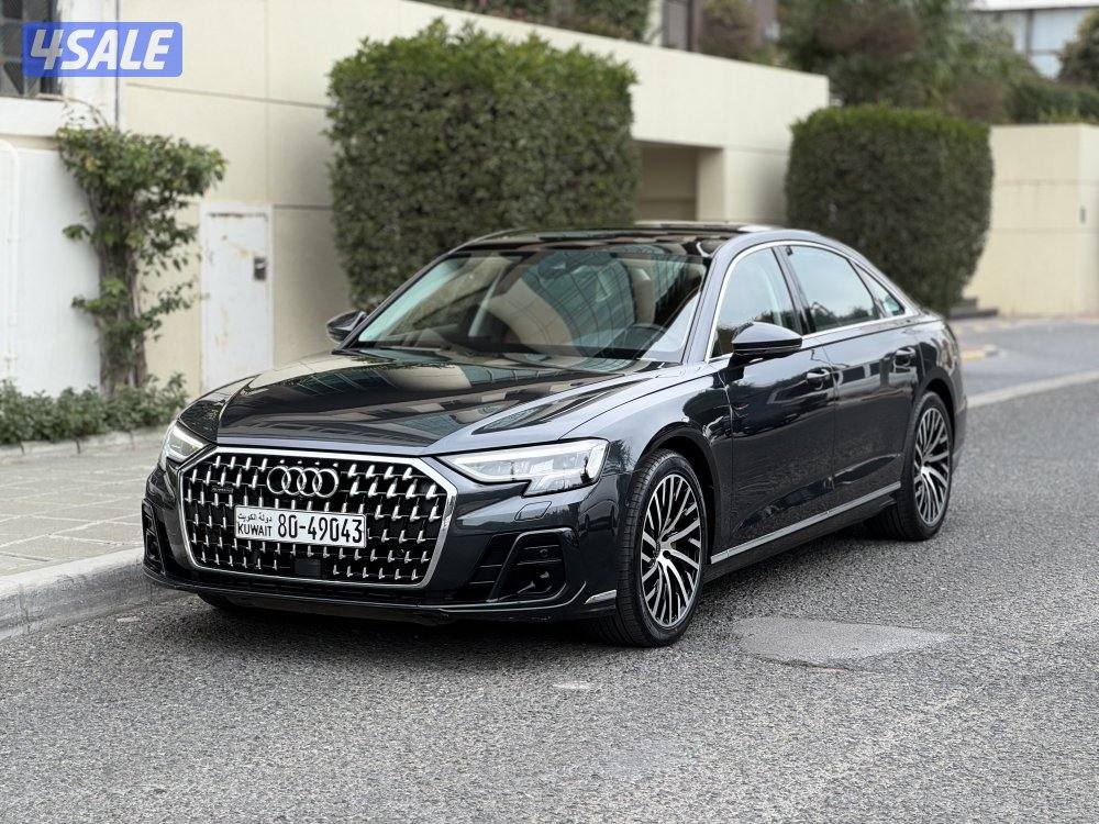 اودي A8L TFSI55 موديل 2024 عداد 21 الدرجة الأولى الغانم صبغ وكالة0