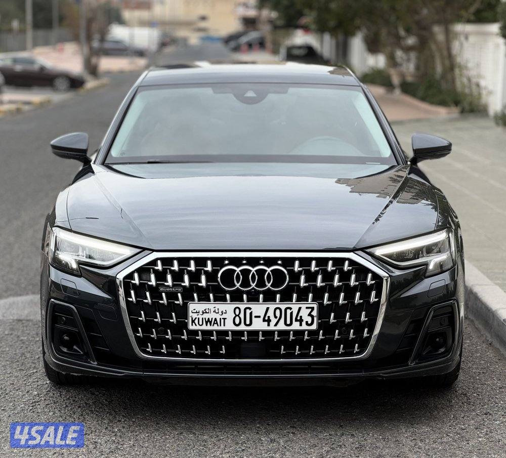 اودي A8L TFSI55 موديل 2024 عداد 21 الدرجة الأولى الغانم صبغ وكالة1