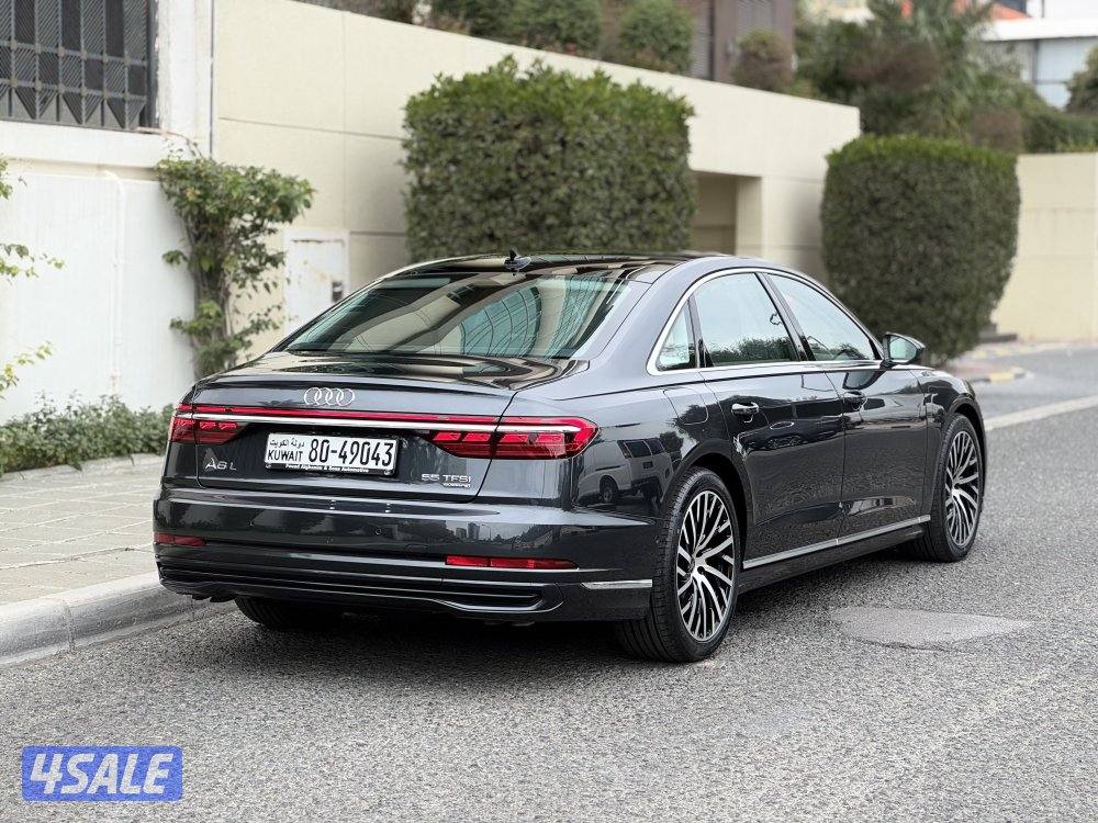 اودي A8L TFSI55 موديل 2024 عداد 21 الدرجة الأولى الغانم صبغ وكالة5