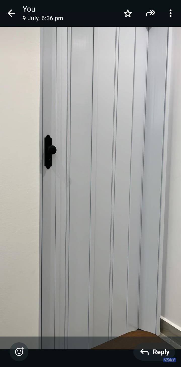 جبسم بورد امركي مخفي توفا سيمنت بورد باب خشب6