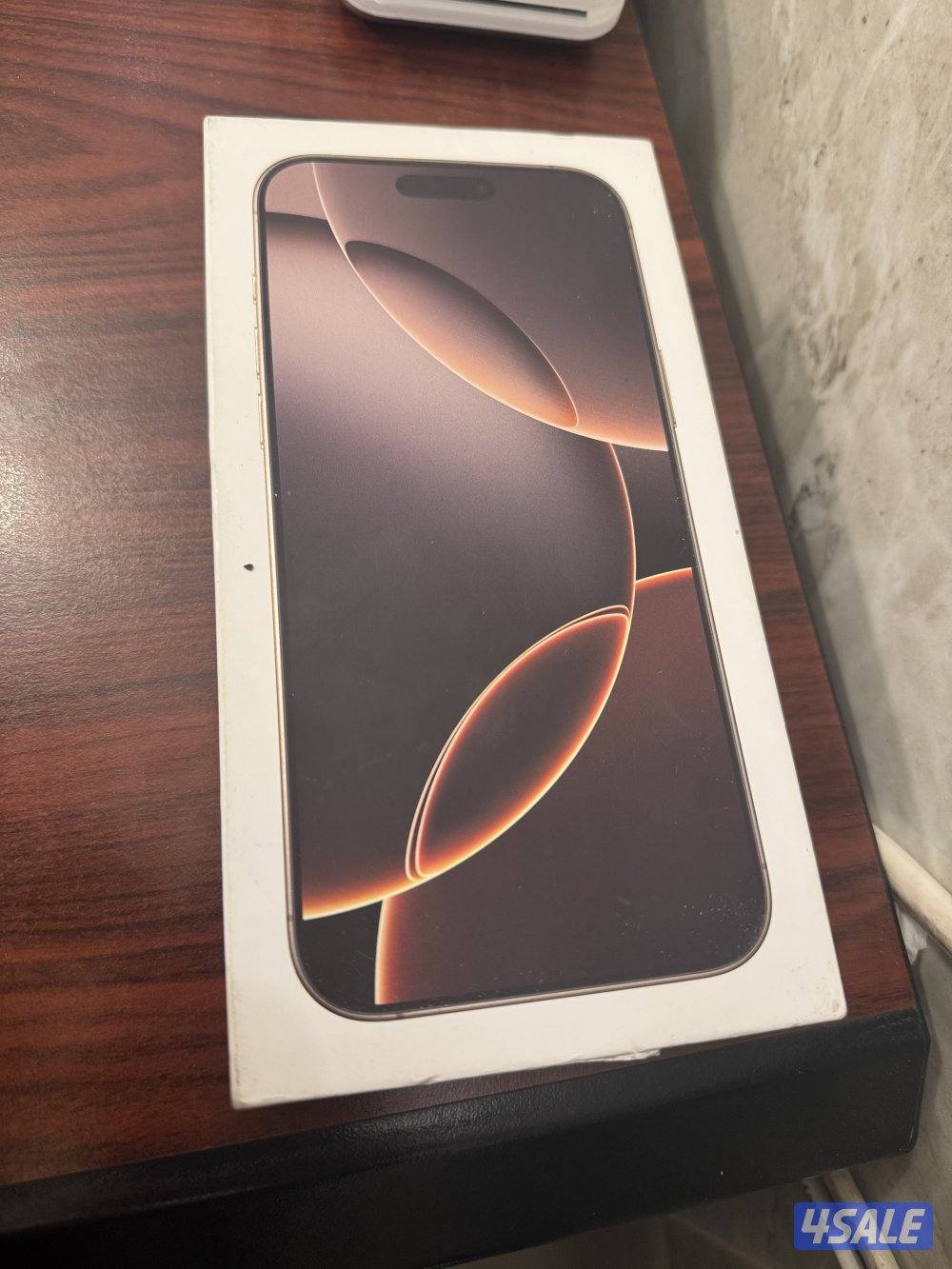 ايفون 16 برو ماكس مساحه 256 بطريه 95%4