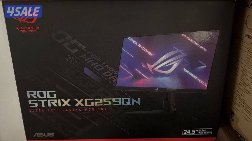شاشة مونيتور نظيفة asus ROG STRIX XG259QN1