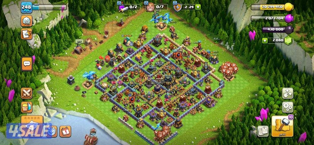 للبيع قريتين كلاش اوف كلانس2