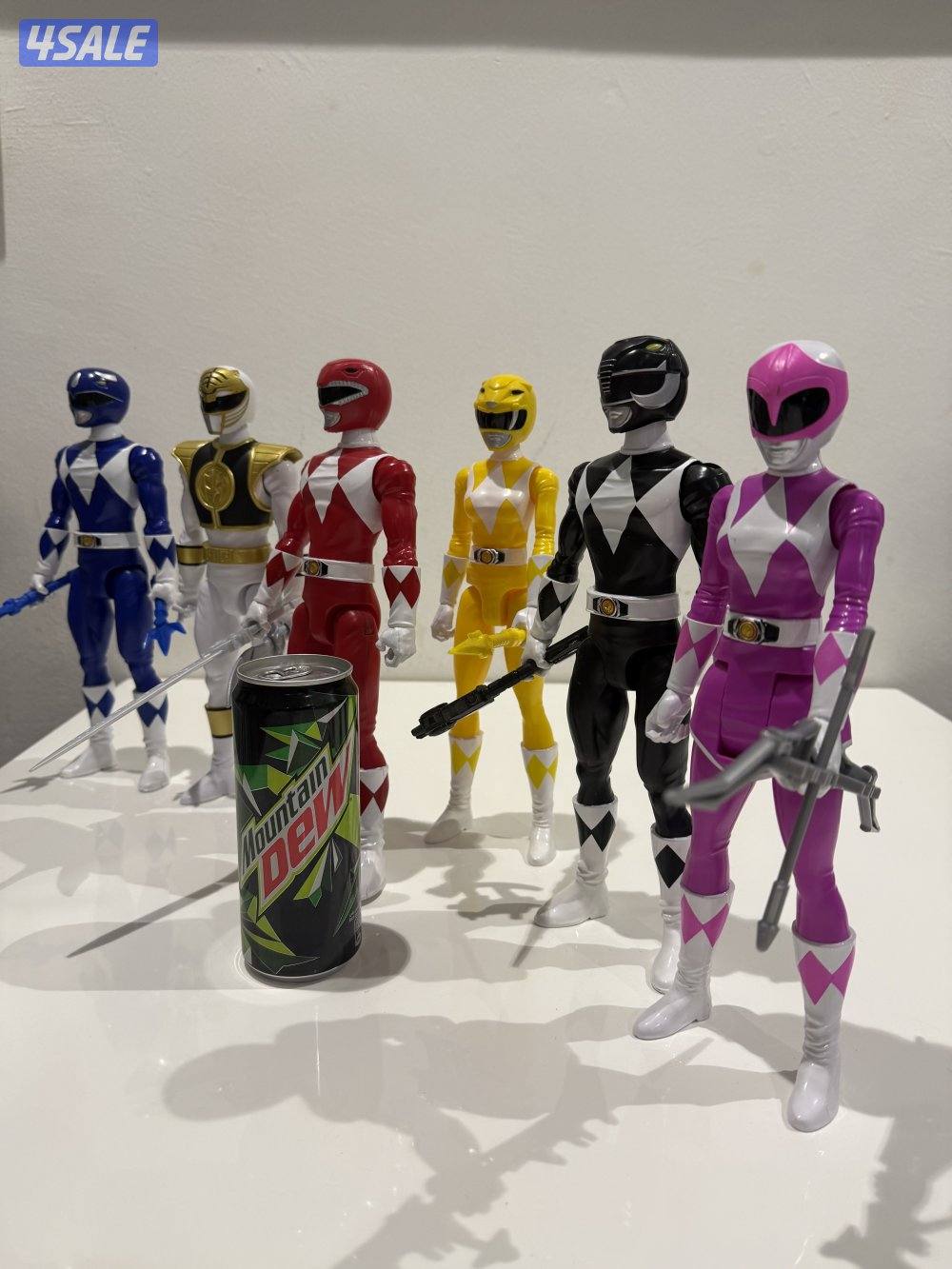 أكشن فيجرز ٦ شخصيات باور رينجرز جيل الطيبين بحجم ١/٦1