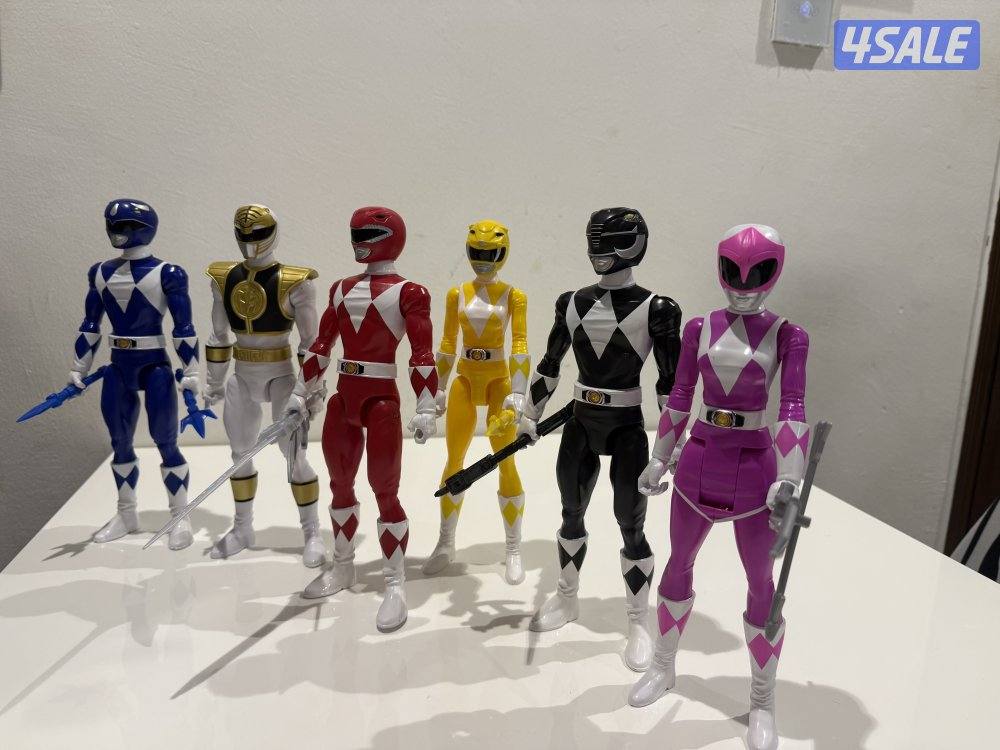 أكشن فيجرز ٦ شخصيات باور رينجرز جيل الطيبين بحجم ١/٦2