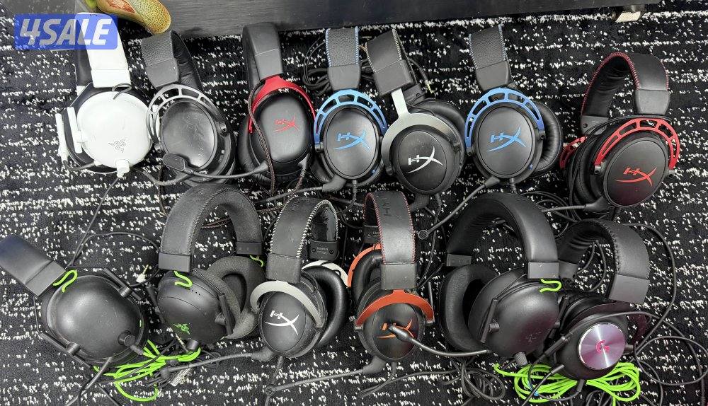 للبيع سماعات هايبر اكس وريزر شبه جدد0