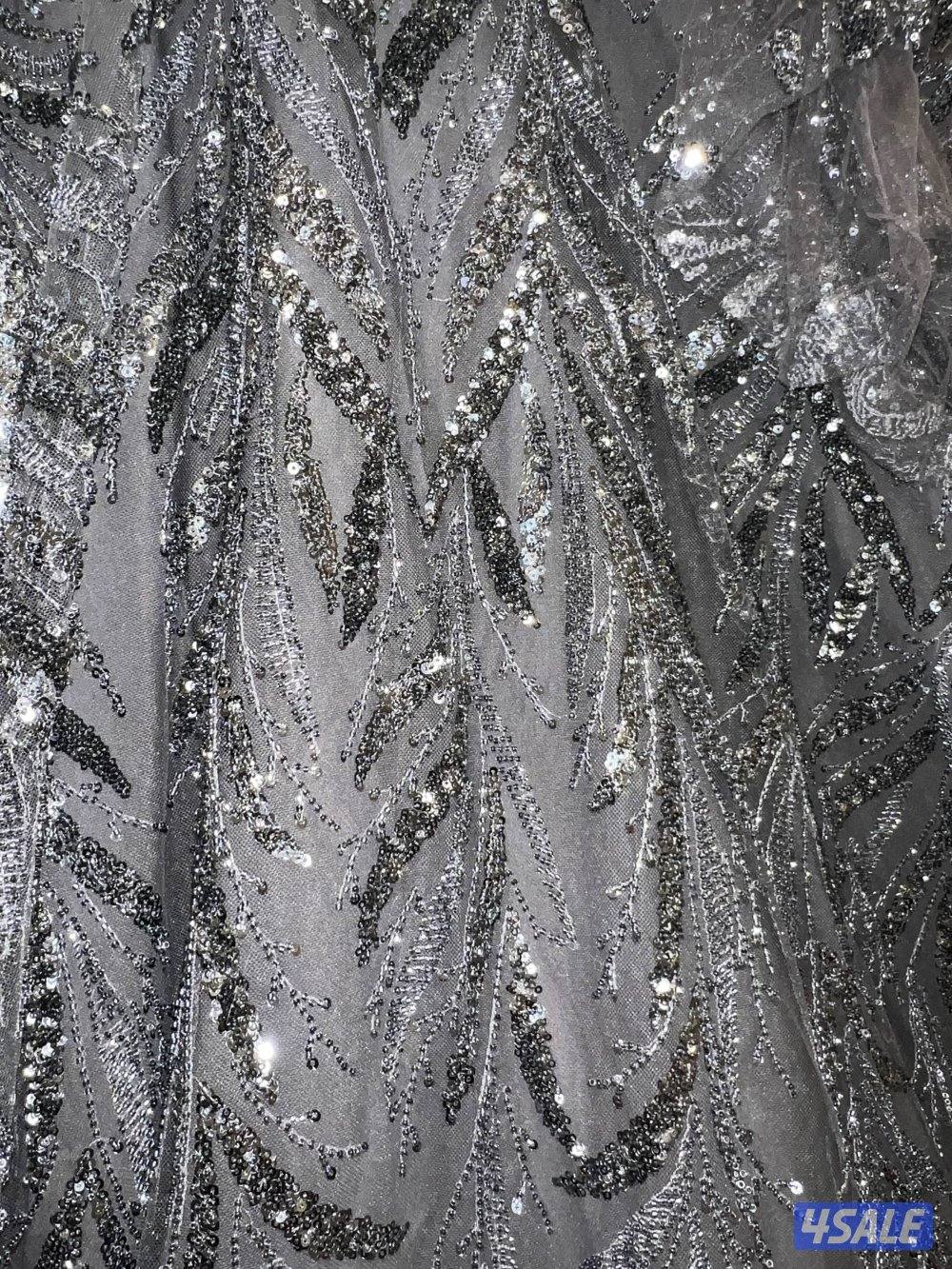 Grey Embellished Maxi Dress2