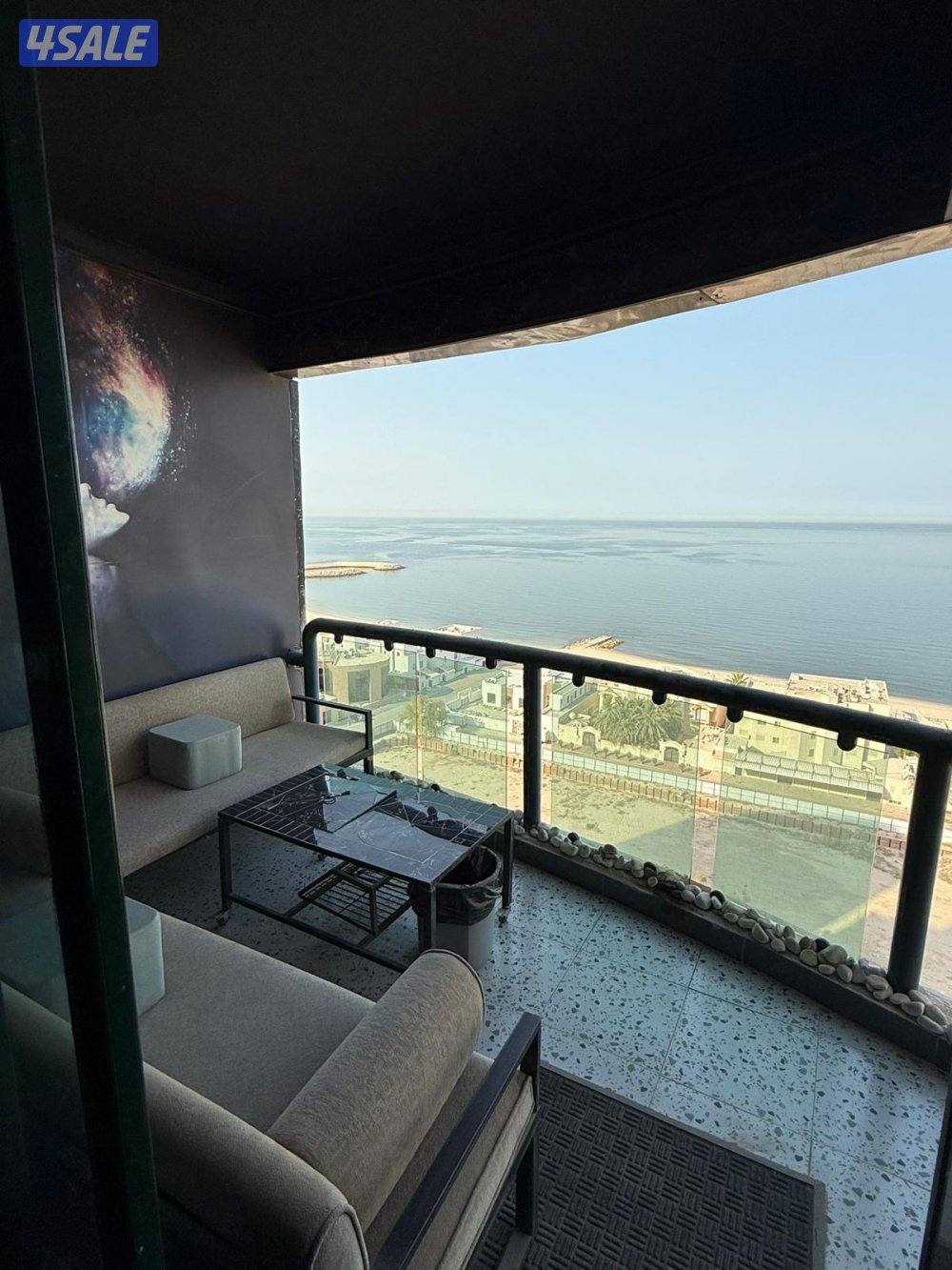 شقه خلو المهبوله اطلاله على البحر غرفتين صاله كبيره جدا0