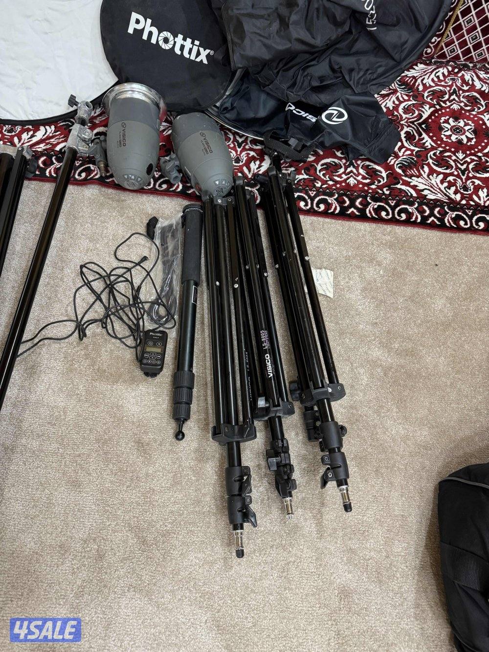 للبيع معدات تصوير ستاندات والي موجود بالتصوير1