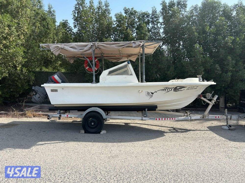 للبيع طراد الروضان 18 قدم2