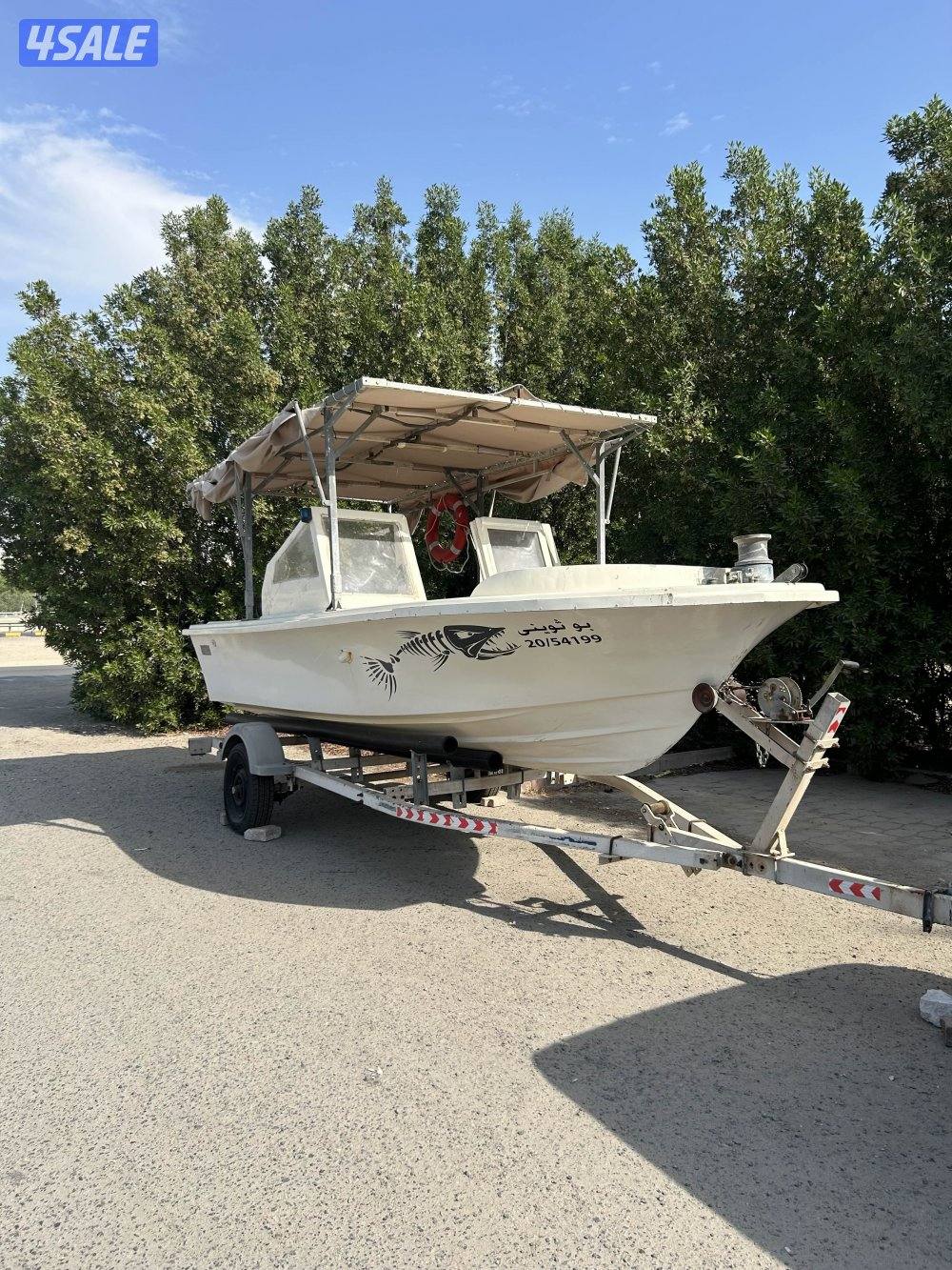 للبيع طراد الروضان 18 قدم3