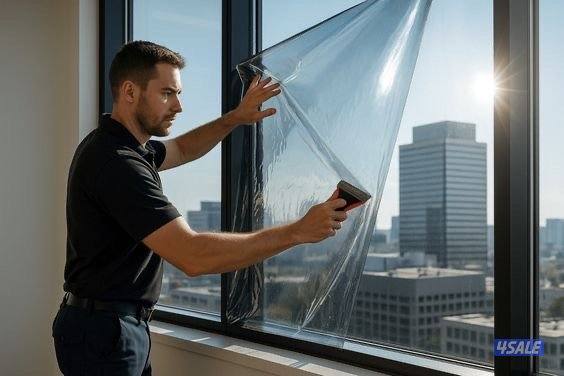 فني تركيب استيكر للسيارات وعازل حراري نانو سيرمك لحد باب البيت4