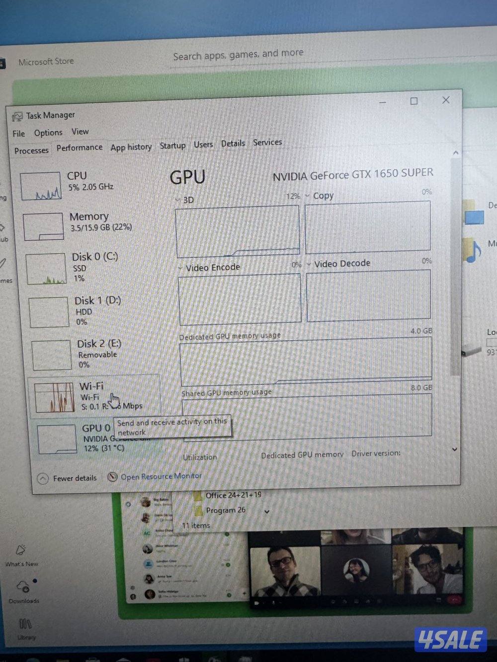 Msi Gameig i5 9Th Generation Ram 16GB SSD 240GB+ 1TB Storage GTX 16501