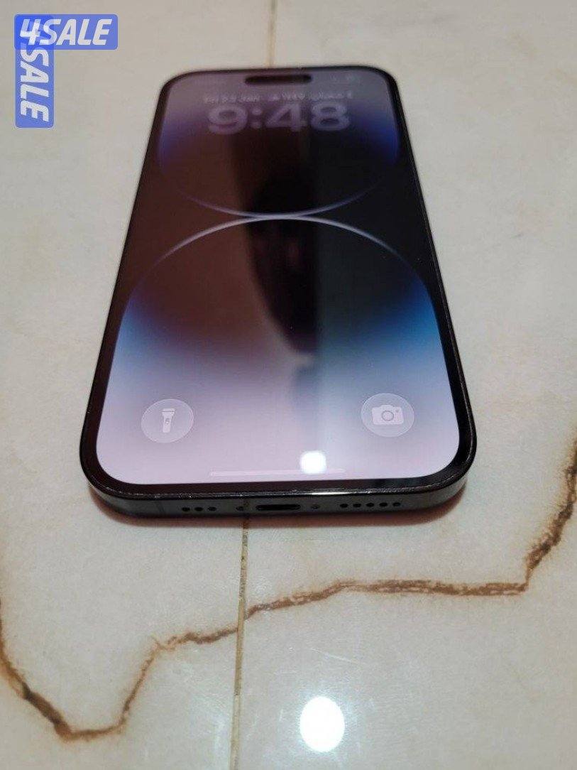 ابل ايفون ١٤ برو ٥١٢ جيجا بطارية ٨٨ مع شاحن بدور كرتون توصيل مجاني2