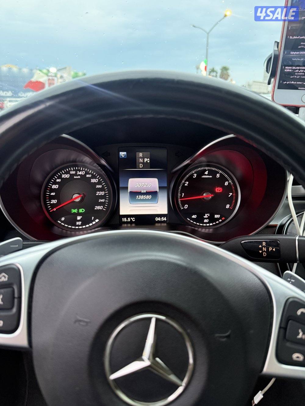 رسيدس c200 موديل 2016 وارد الوكاله نضيفه السياره ماتحتاج شي 4 توايرجدد3