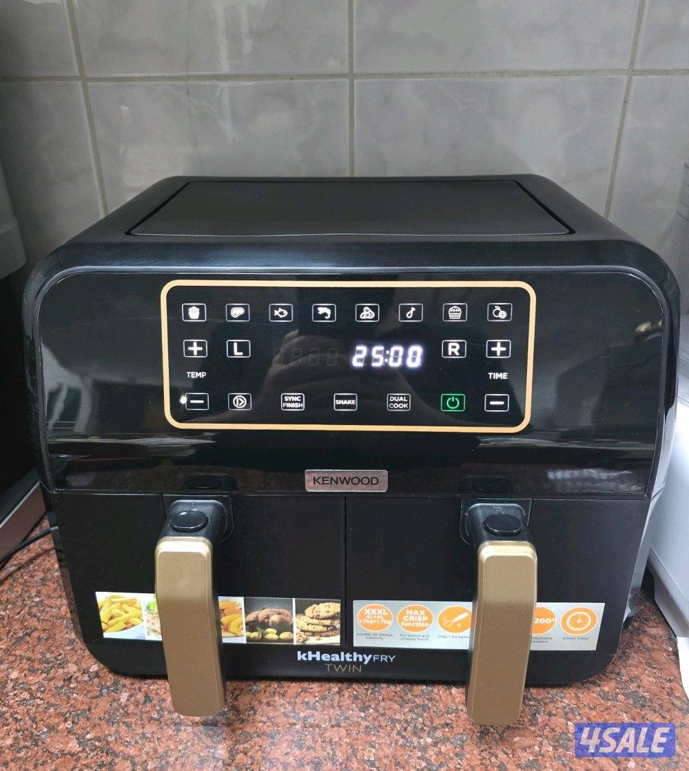 Kenwood dual air fryer 8L سلتين اير فراير0