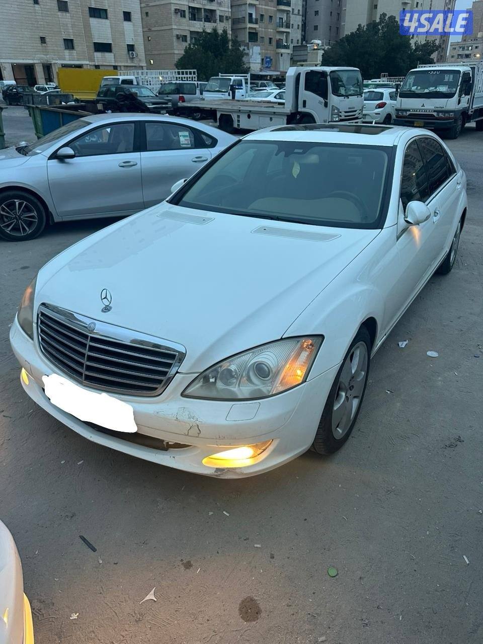 للبيع سيارتين مرسيدس حوت S 550 - S 3504